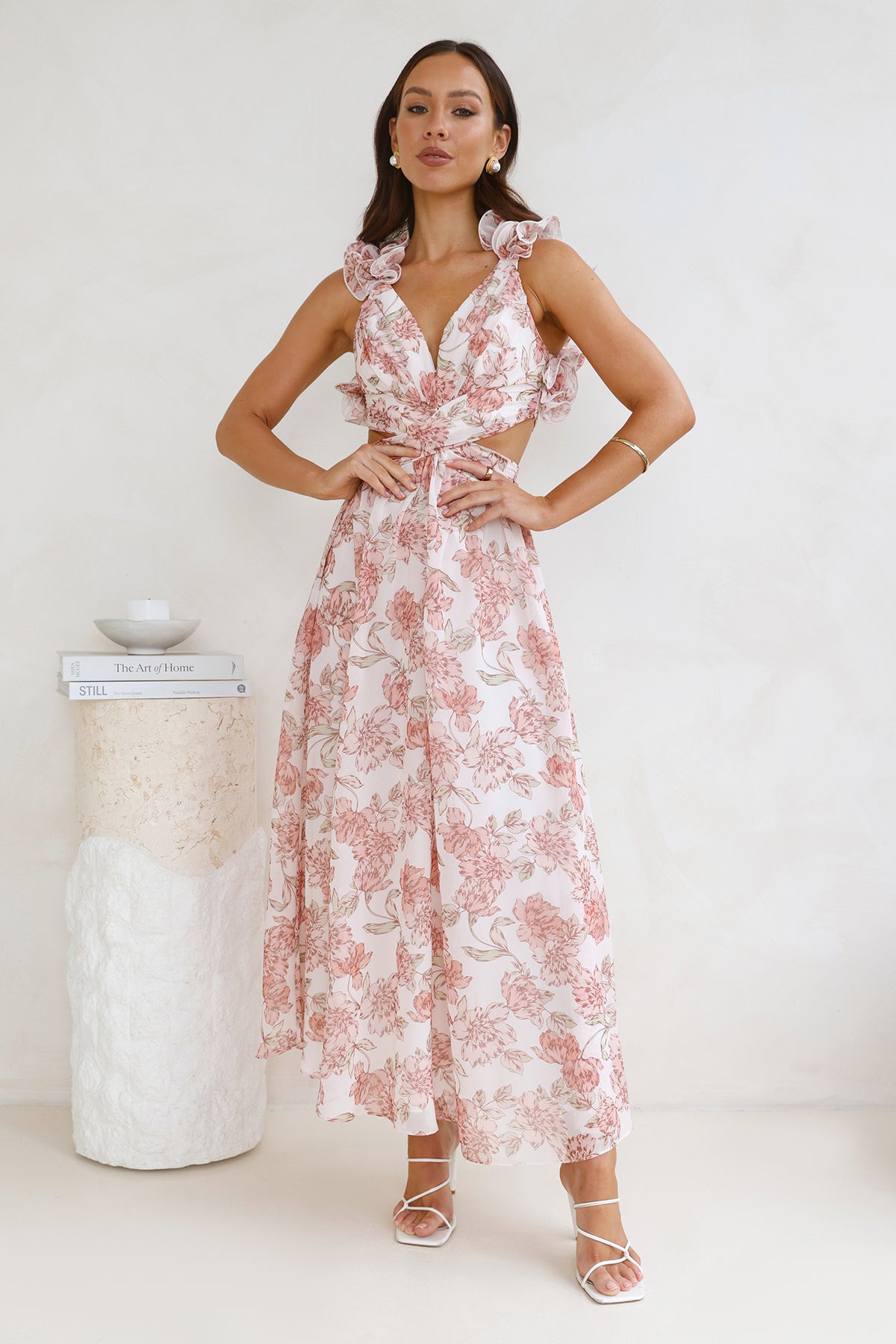 Shop Formal Dress - Extra Guest Maxi Dress Pink third image