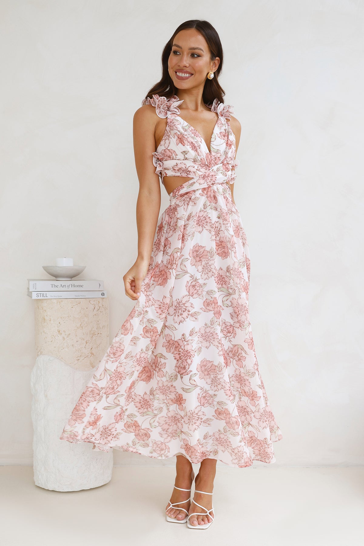 Shop Formal Dress - Extra Guest Maxi Dress Pink sixth image