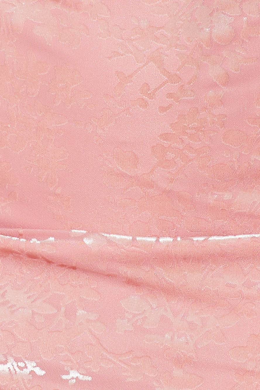Shop Formal Dress - Glowing Smile Velvet Mini Dress Pink fifth image