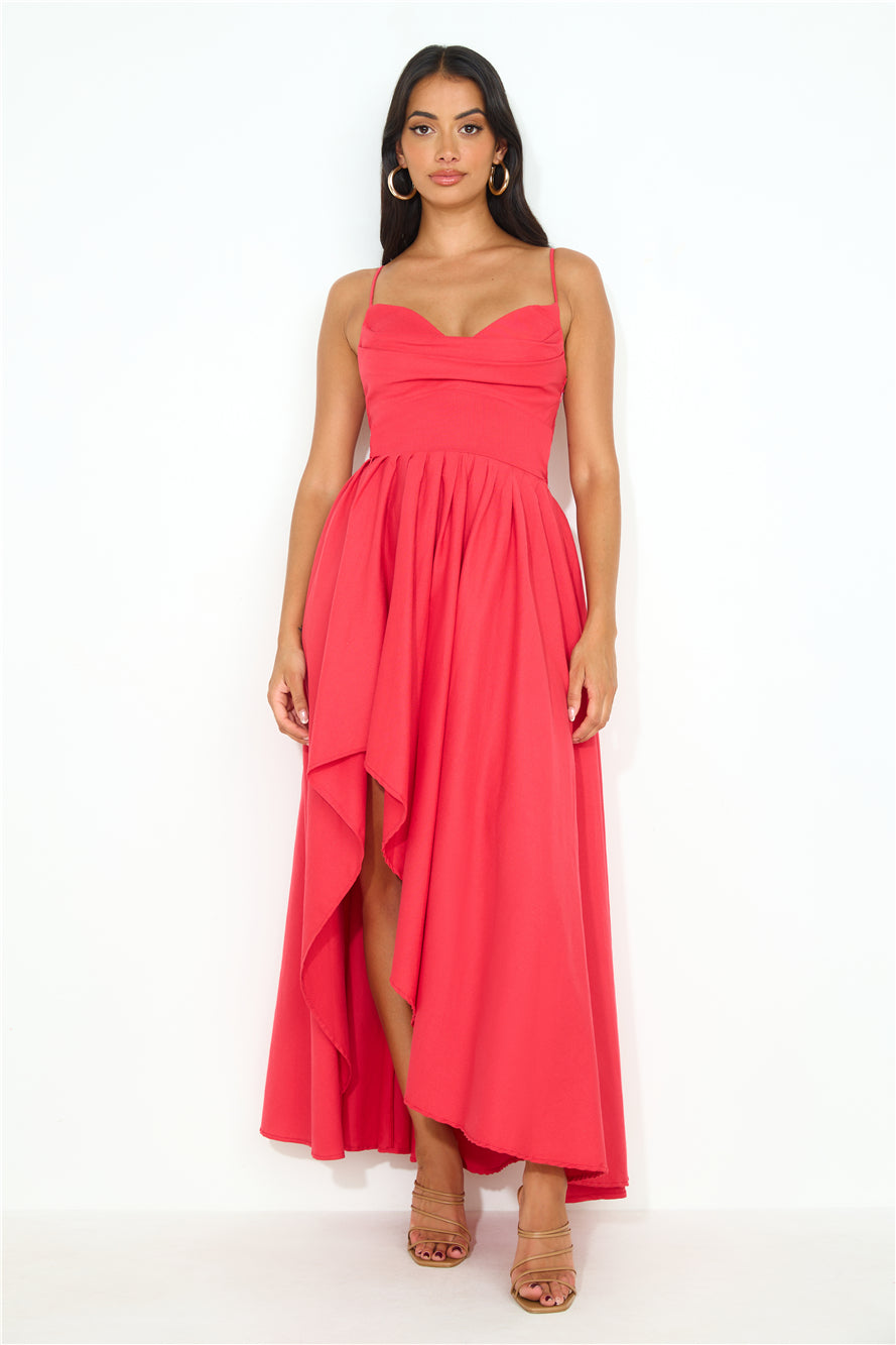 Shop Formal Dress - My Standards Maxi Dress Red featured image