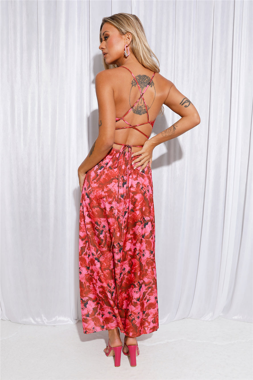 Shop Formal Dress - Margaritas All Round Maxi Dress Pink sixth image