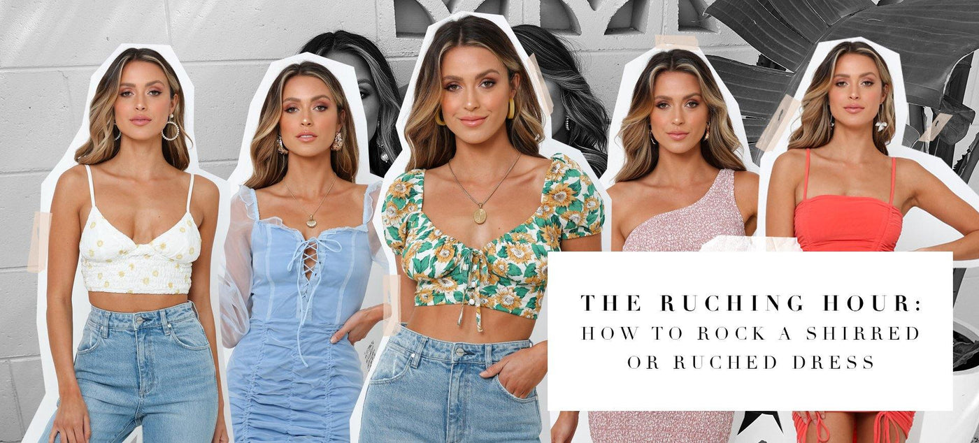 The Ruching Hour: How To Rock A Shirred Or Ruched Dress | Hello Molly