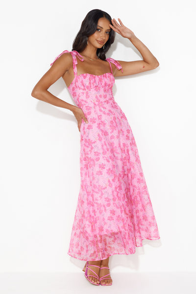 Play Dress Ups Midi Dress Pink