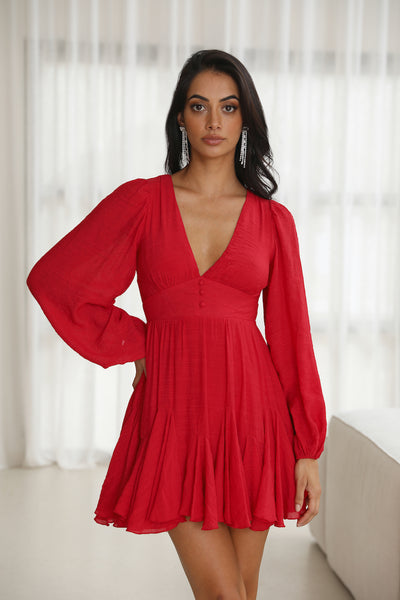 Hymns Of Love Dress Red