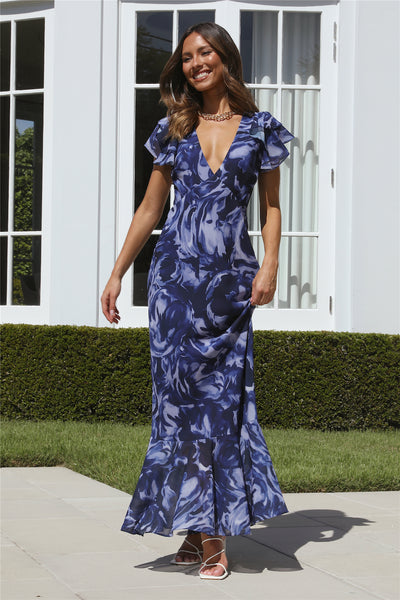Lover By Day Maxi Dress Navy