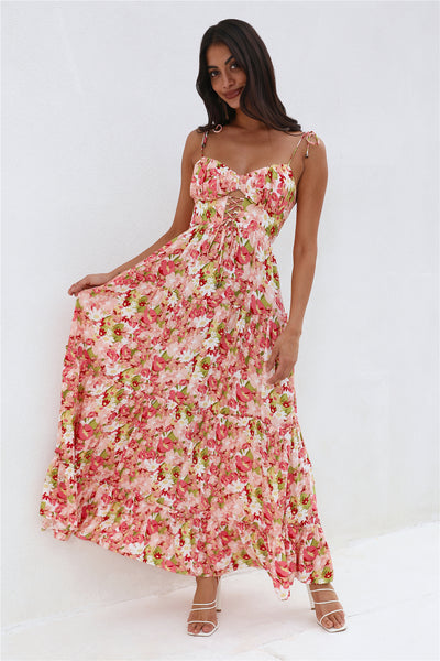 Sunset Pictures Maxi Dress Pink