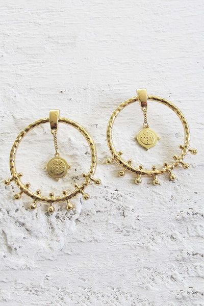 MINC COLLECTIONS Droplet Earrings Gold | Hello Molly