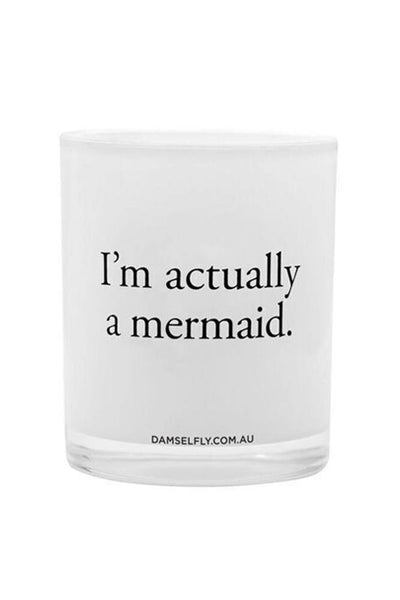 DAMSELFLY COLLECTIVE Actually A Mermaid Candle | Hello Molly