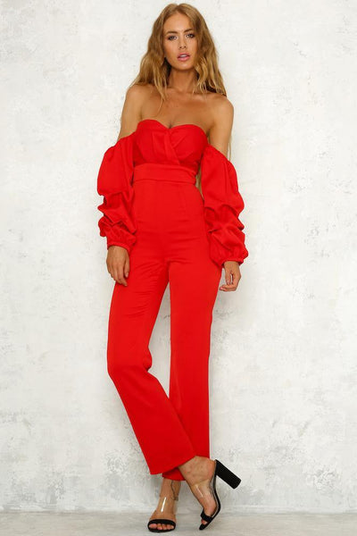 MOSSMAN The Granite State Jumpsuit Red | Hello Molly