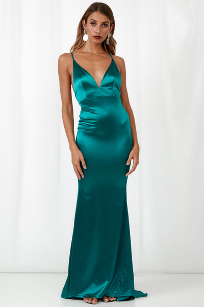 On Our Own Maxi Dress Jade