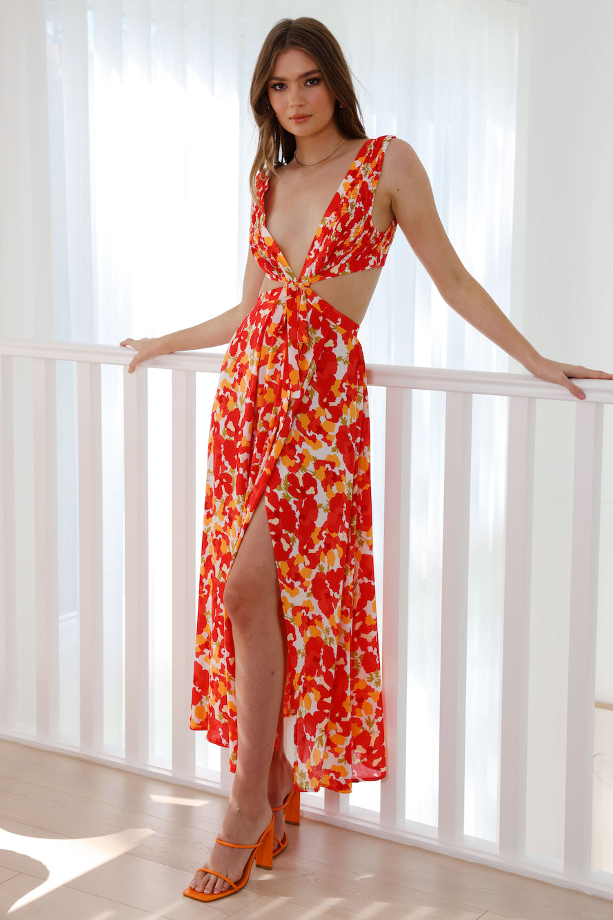 Shop Formal Dress - Free Love Maxi Dress Red secondary image