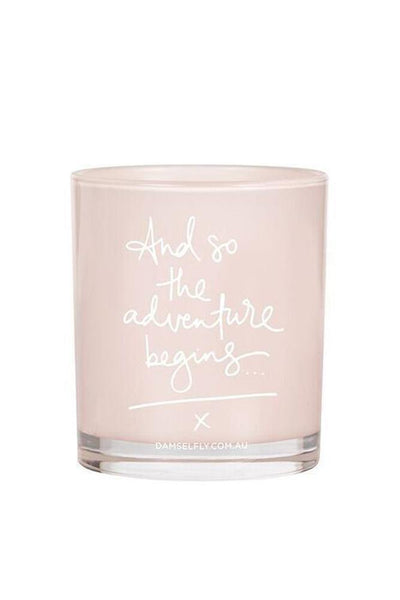 DAMSELFLY COLLECTIVE And So The Adventure Begins Candle | Hello Molly