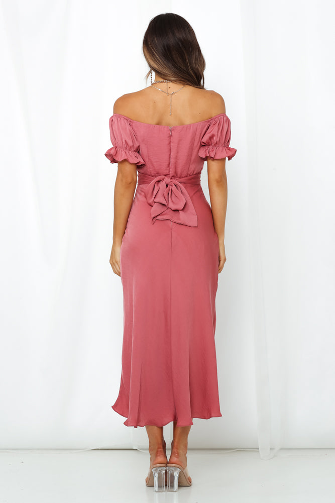 Shop Formal Dress - Sky Child Maxi Dress Rose fourth image