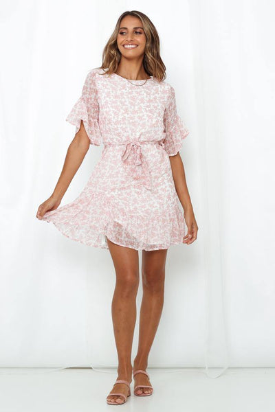 Every Silver Lining Dress Pink | Hello Molly