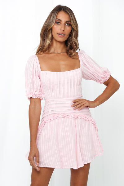 Other Plans Dress Baby Pink