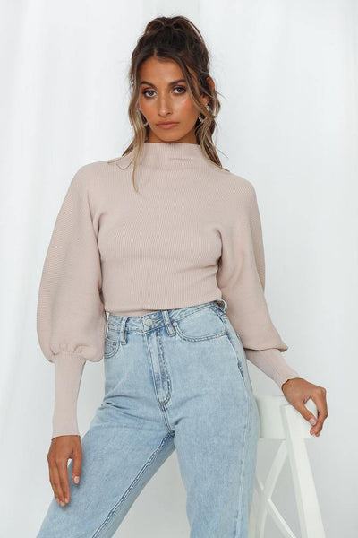 Hey Back Up Knit Top Blush | Hello Molly