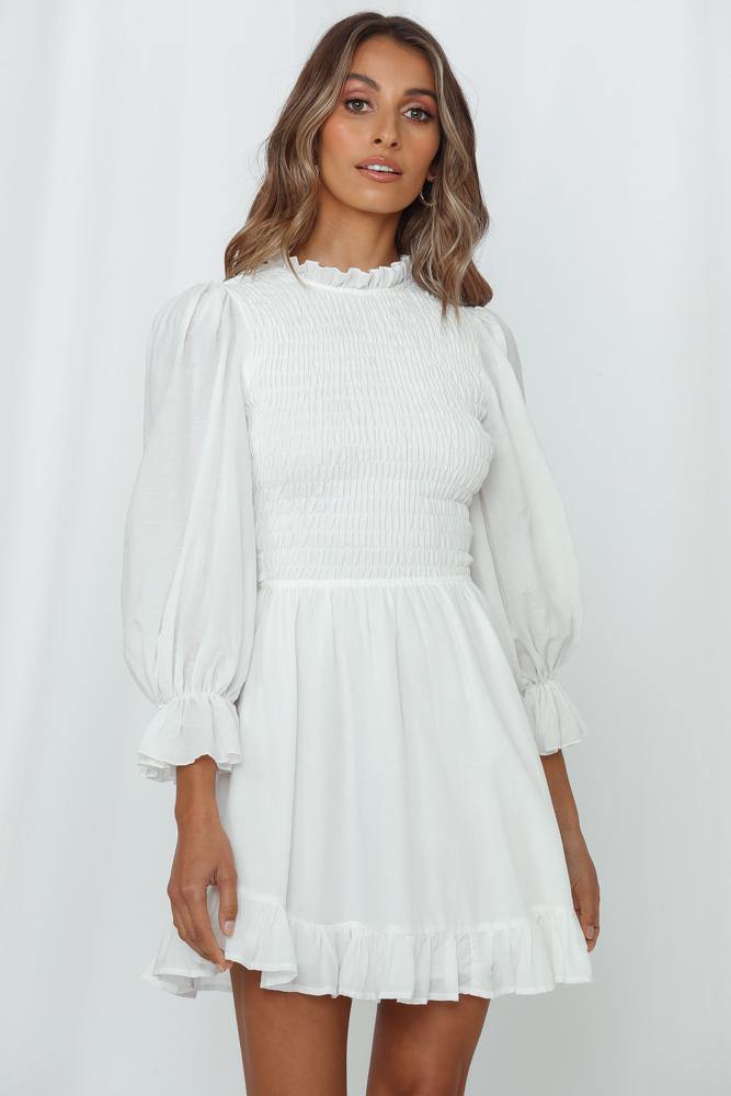 Shop Formal Dress - Peru To Cebu Dress White sixth image