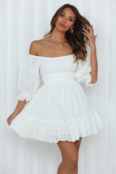 Too Lovely Dress White