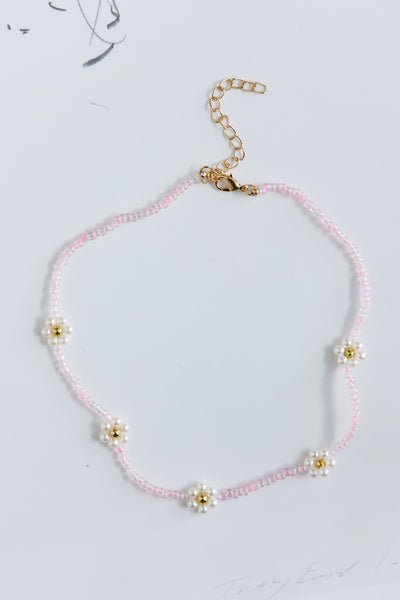Wholesome Times Necklace Pink