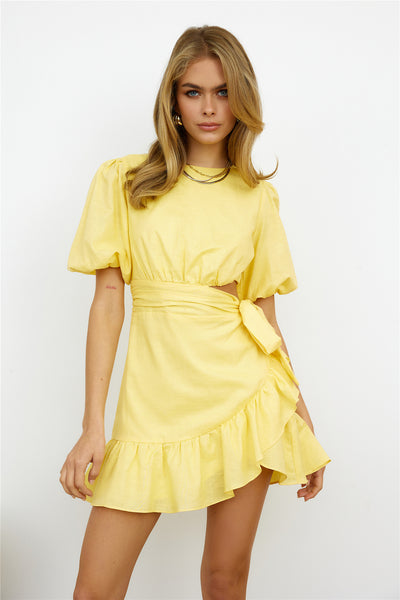 Sunshower Dress Yellow