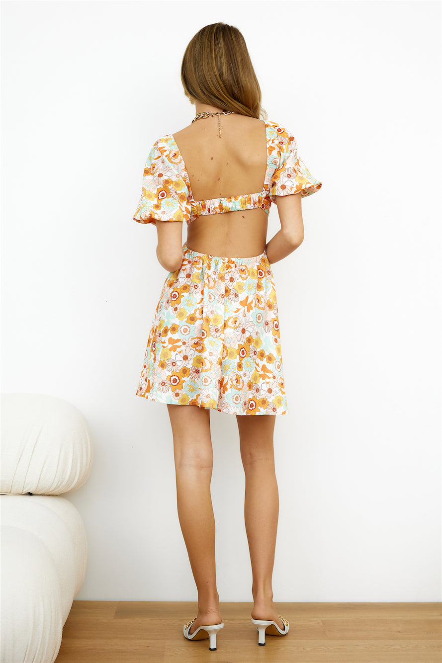 Shop Formal Dress - On The Beat Dress Floral sixth image