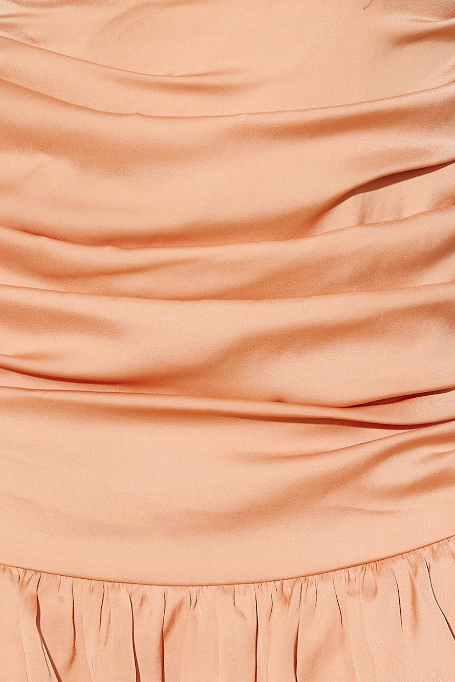 Shop Formal Dress - Spaced Out Dress Peach fifth image