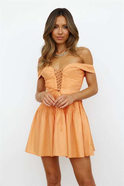 Look Of Love Mini Dress Orange