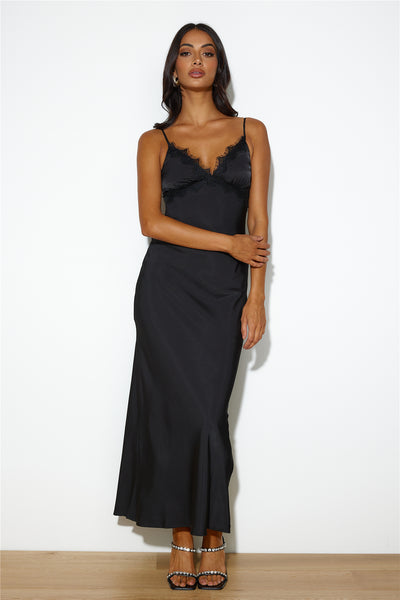 Wanting You Only Maxi Dress Black
