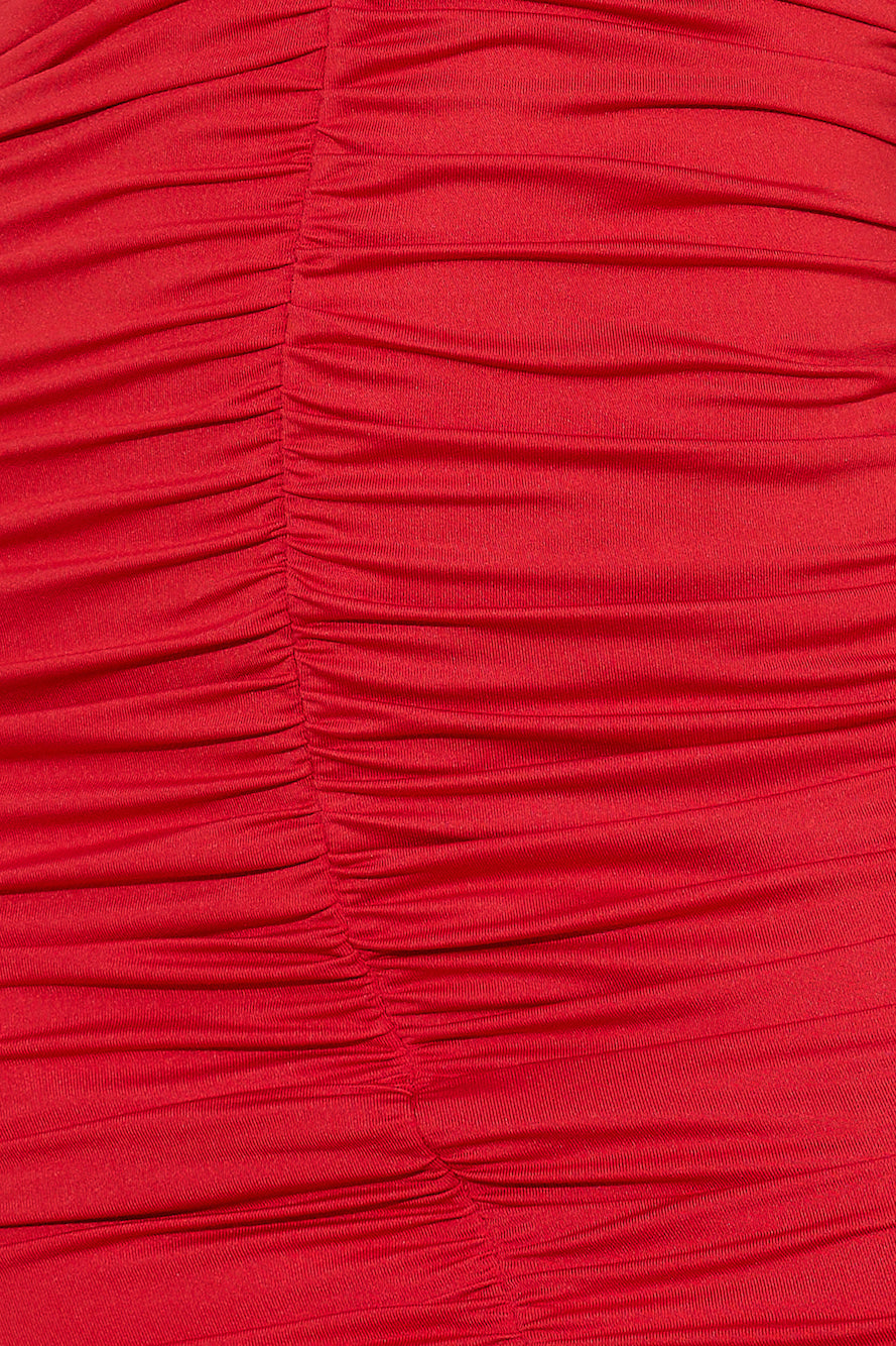 Shop Formal Dress - Magic Moves Mini Dress Red sixth image