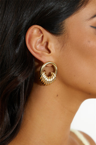 Rings Of All Earrings Gold