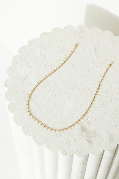 18k Gold Plated Queen Things Necklace Gold