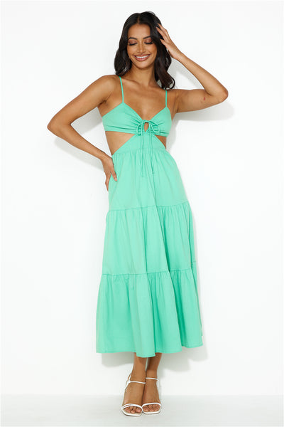 Loving Her Style Maxi Dress Green