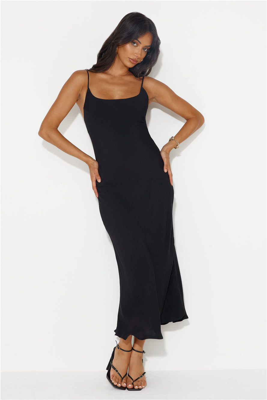 Shop Formal Dress - Proud Eyes Maxi Dress Black featured image
