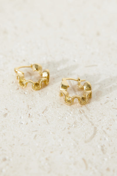 Magic Coral Earrings Gold