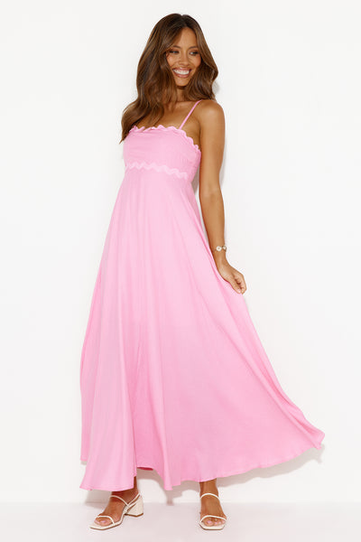 Energy For Vacays Maxi Dress Pink