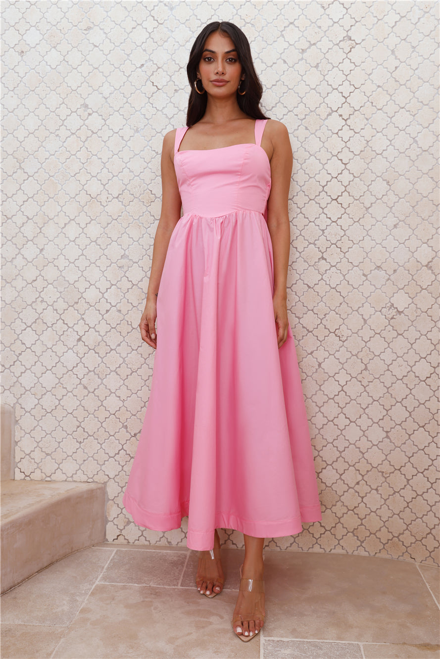Shop Formal Dress - Dress Of All Maxi Dress Pink fifth image