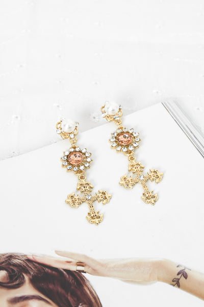 Coat Of Arms Earrings Gold