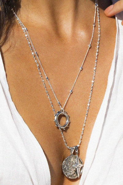 MINC COLLECTIONS Eagle Pendant Necklace Silver | Hello Molly