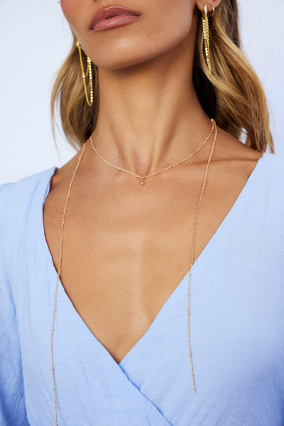Torn Apart Necklace Gold | Hello Molly