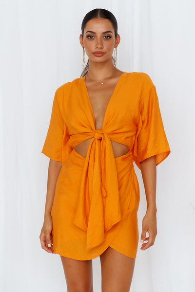 Saharan Heat Dress Orange