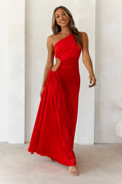 Season Of Weddings Maxi Dress Red