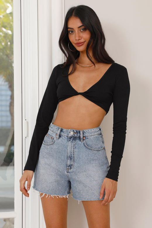 Long Sleeved Crop Tops for Women, Cute Crop Tops - Hello Molly AU