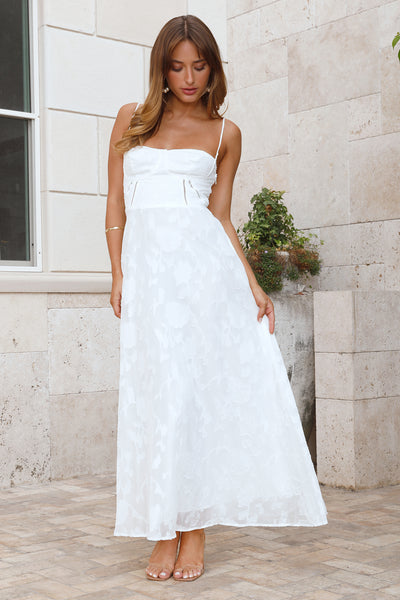 Softest Sand Maxi Dress White