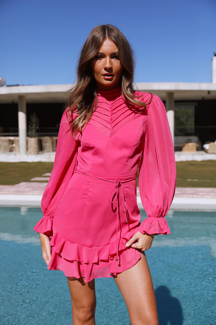 Shop Formal Dress - Angelique Dress Pink sixth image
