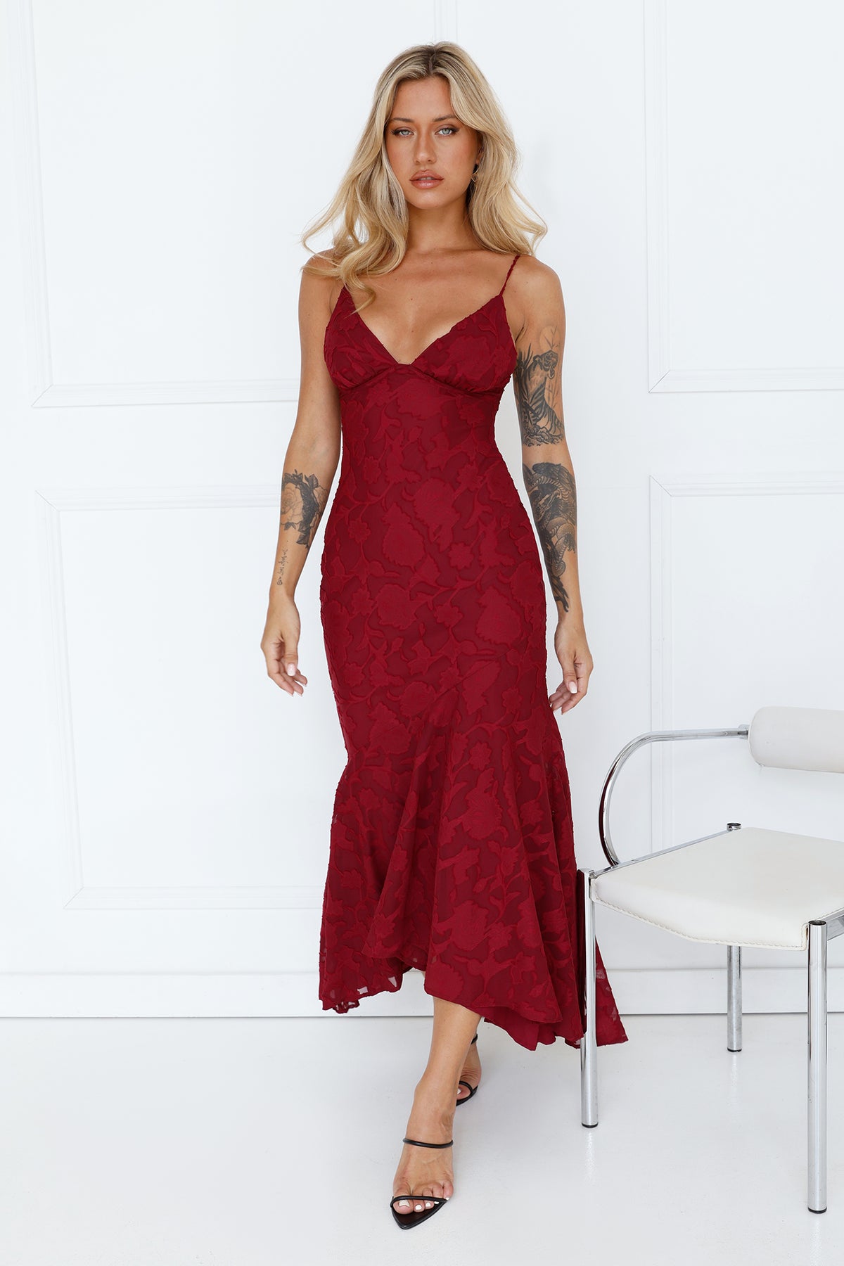 Shop Formal Dress - Events Countryside Maxi Dress Wine featured image
