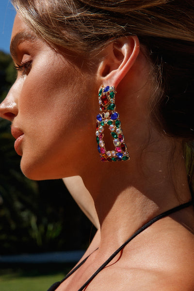 Queen Of Colour Earrings Multi