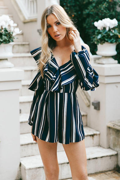Young Secret Playsuit Navy | Hello Molly