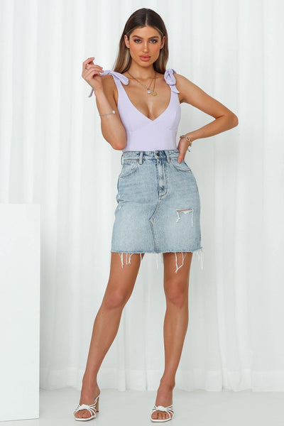 WRANGLER Hi Repair Mini Skirt Nevermind | Hello Molly