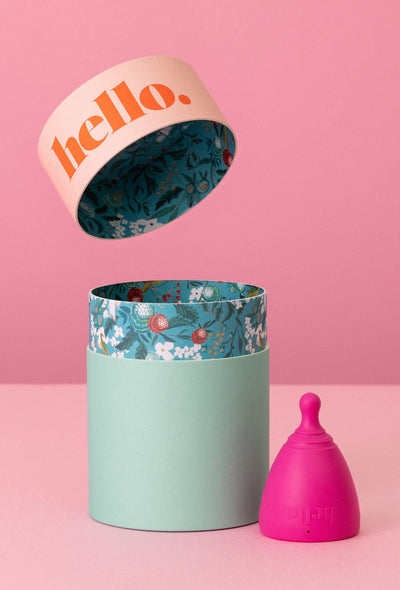 HELLO CUP Menstrual Cup Large Fuchsia | Hello Molly
