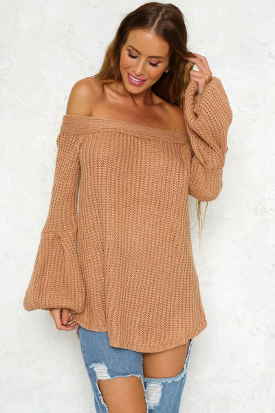 Exes and Ohs Knit Mocha | Hello Molly